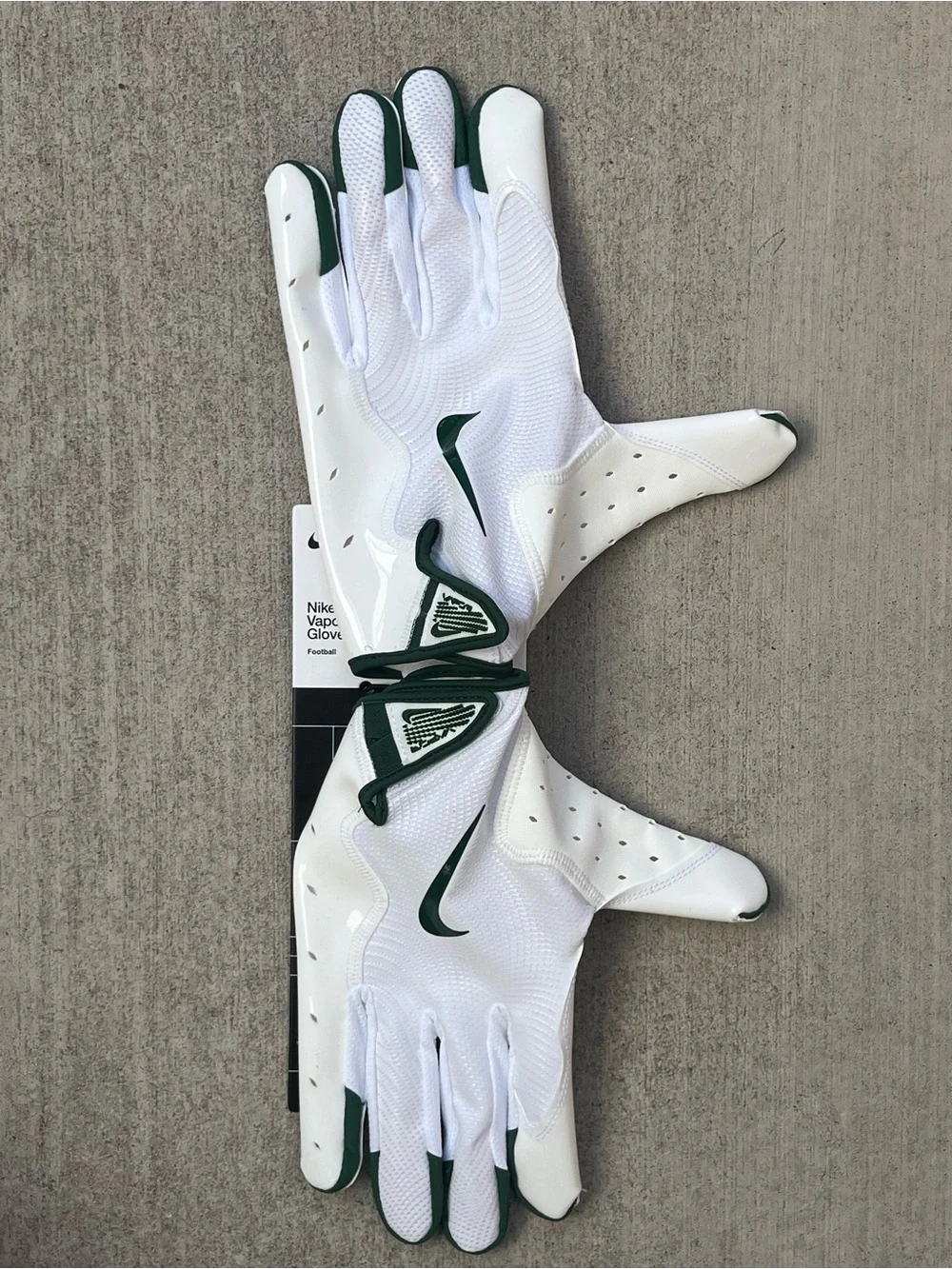 Nike VAPOR JET 8.0 NCAA Baylor Bears PE Football Gloves (HF5783-166) Size 3XL